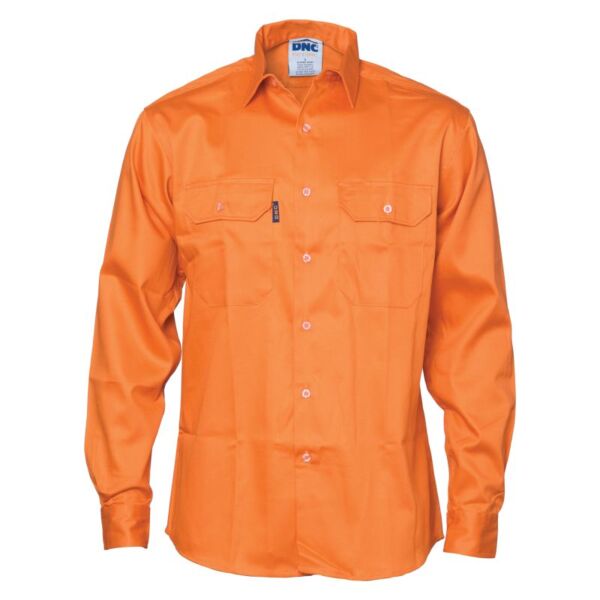 Mens Patron Saint® Flame Retardant Drill Long Sleeve Shirt Thumbnail