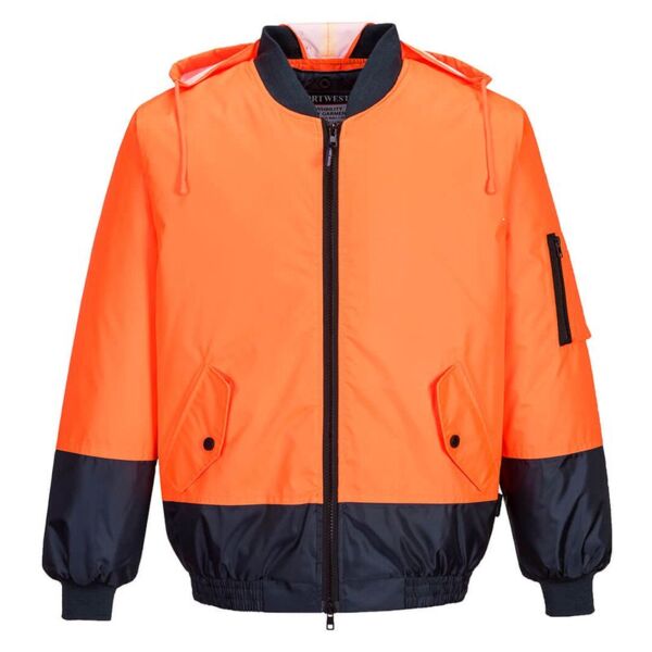 Hi Vis Contrast Class D Bomber Jacket Thumbnail