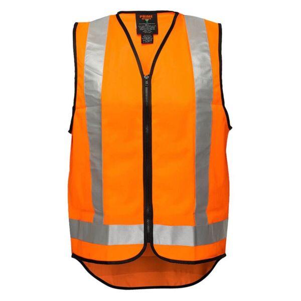 Hi Vis X Back Zipped Vest Thumbnail