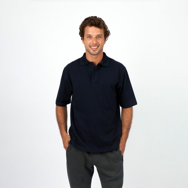 Mens 100% Cotton Jersey Polo Thumbnail