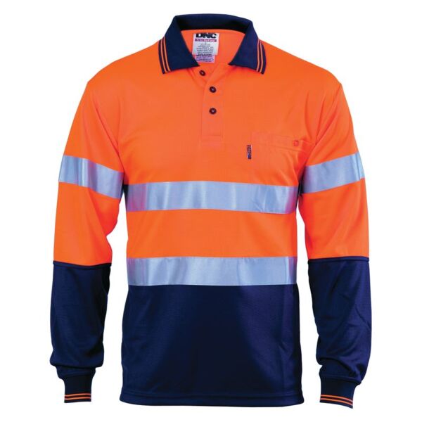 Hi Vis Cool Breathe Polo Shirt With CSR Tape Thumbnail